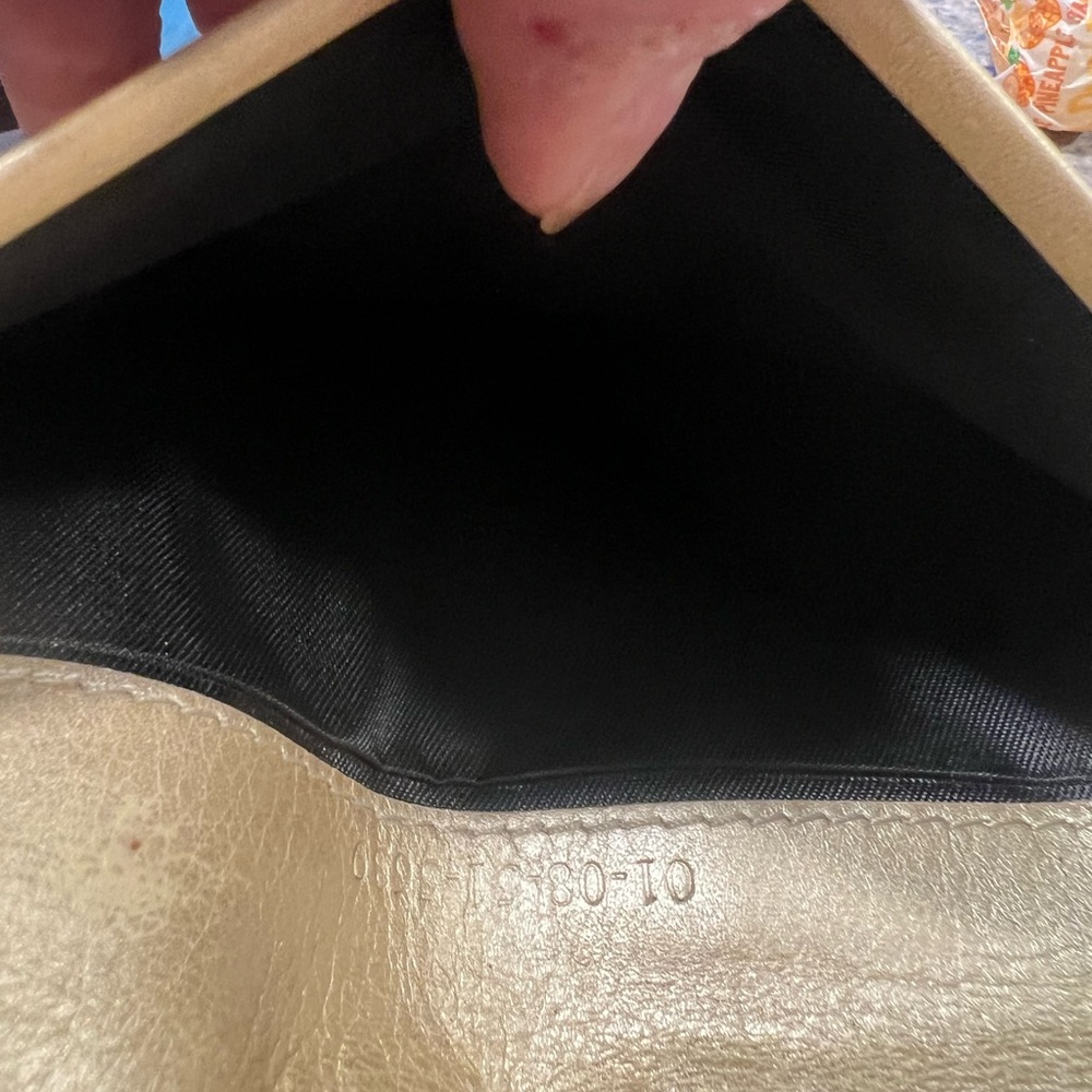 Chloe Metallic Gold Wallet - Picture 12 of 13